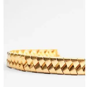 Zara | Accessories | Zara Gold Metallic Braided Belt | Poshmark display picture 1